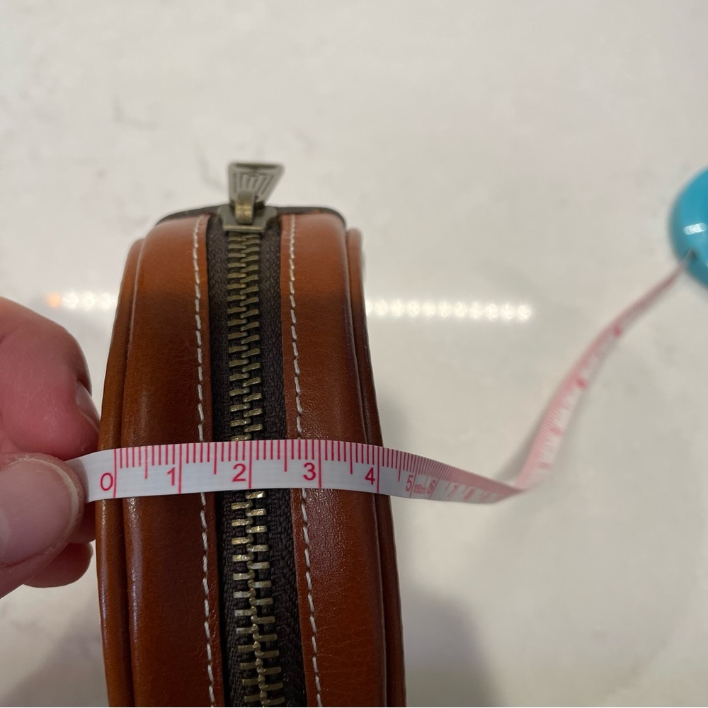 Patricia Nash Brown Leather Zippered Jewelry Case - Picture 7 of 7